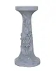 Product image 3 of the product “Rinjani - pedestal, tapered, with lotus motif, Ø 24cm, 52cm H | cast stone ”
